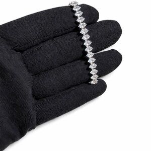 Swarovski Clear Crystal Tennis Bracelet in Silver Tone